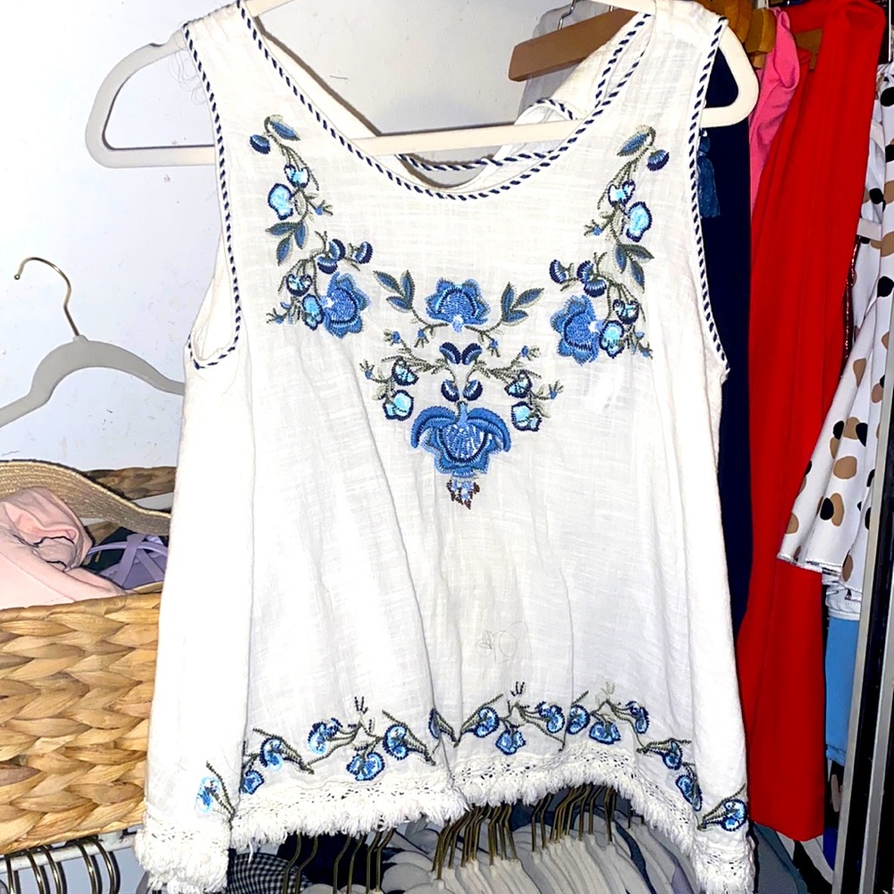 Embroidered blouse